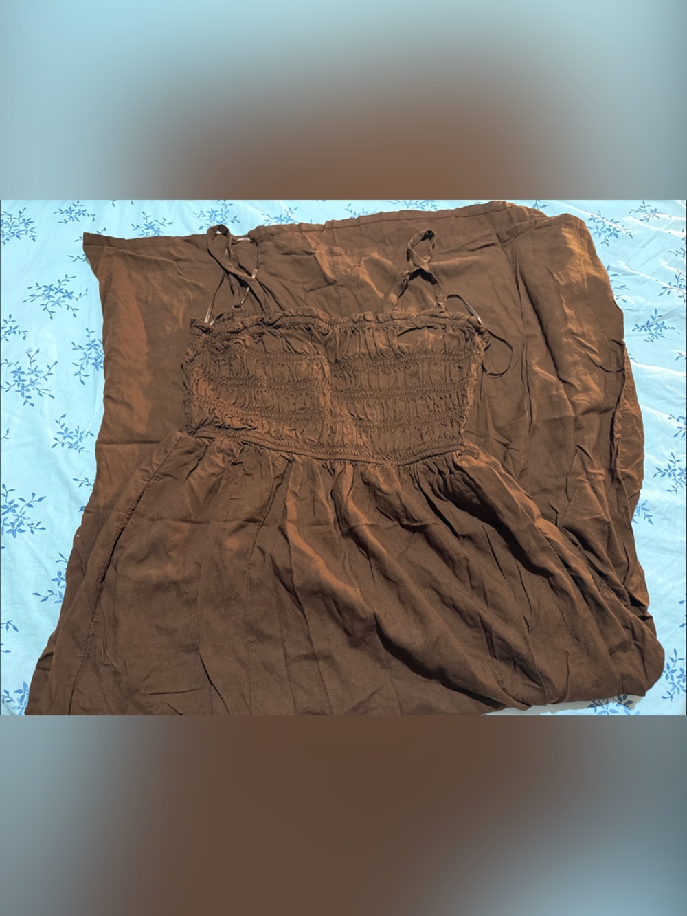 Old Navy Brown Midi Sundress